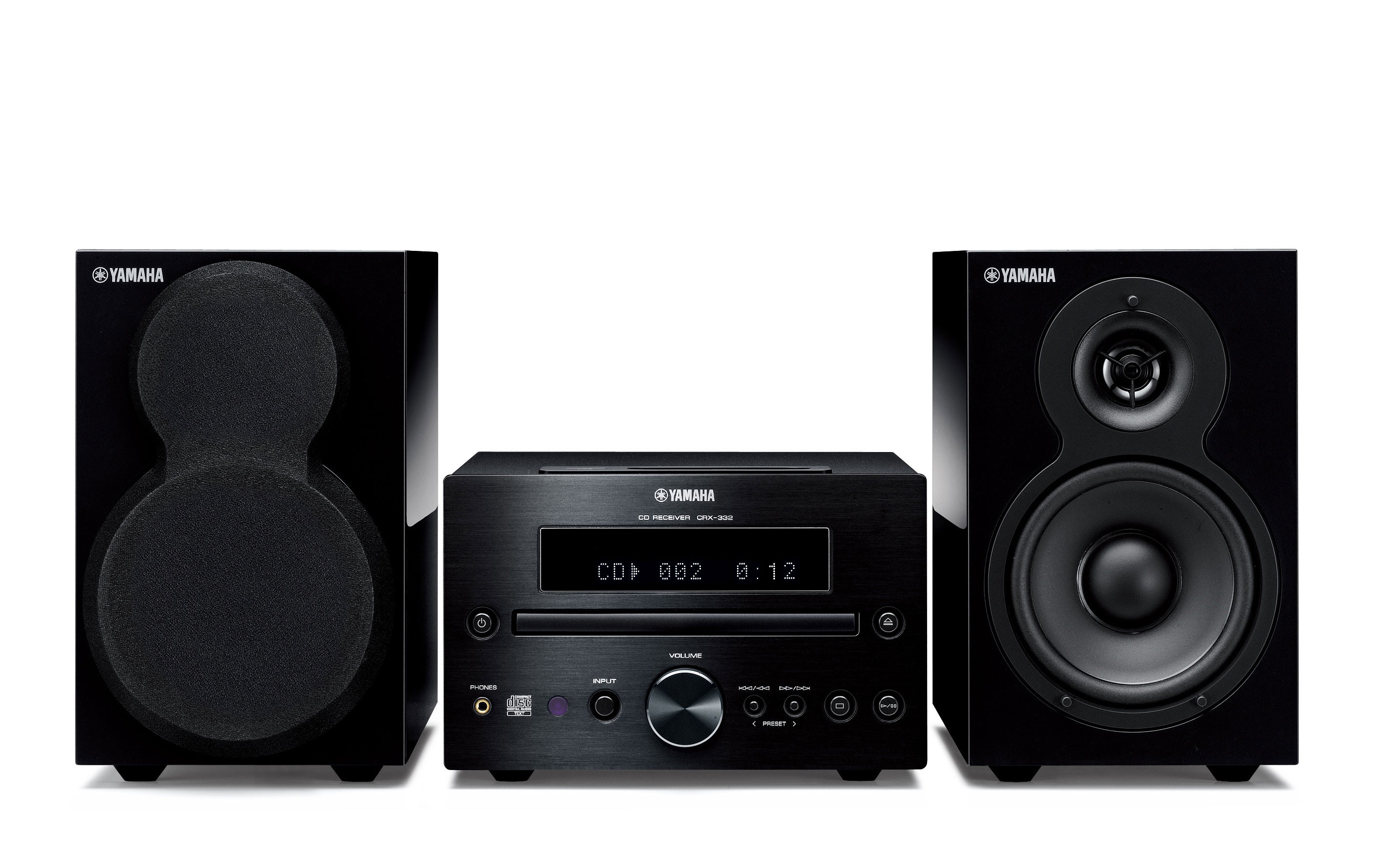 Минисистема Hi-Fi Yamaha MCR-332 Black + Piano Black - 