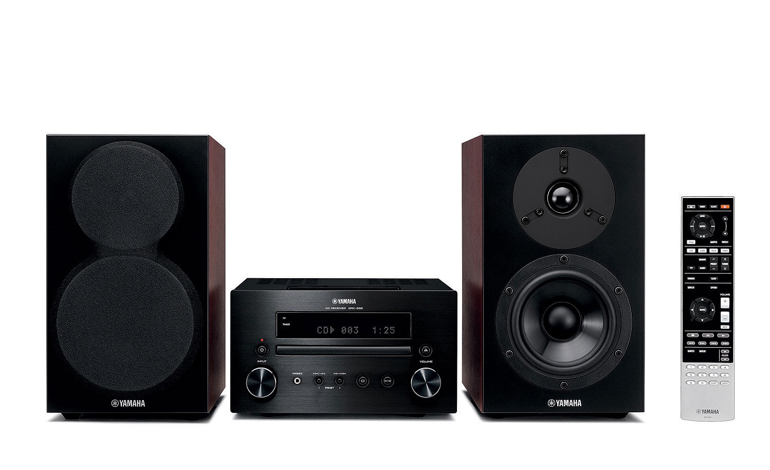 Минисистема Hi-Fi Yamaha MCR-550 Black + Brown - 