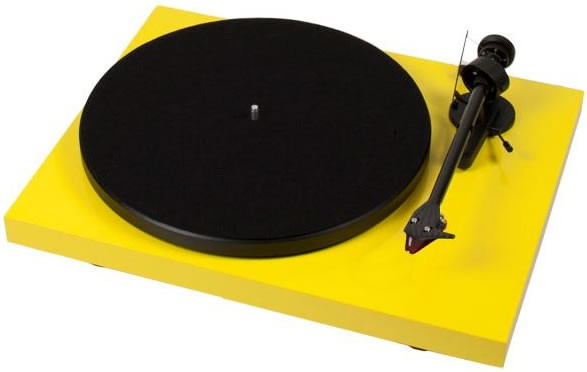 Виниловый проигрыватель  PRO-JECT DEBUT CARBON DC (2M-Red) - YELLOW - 