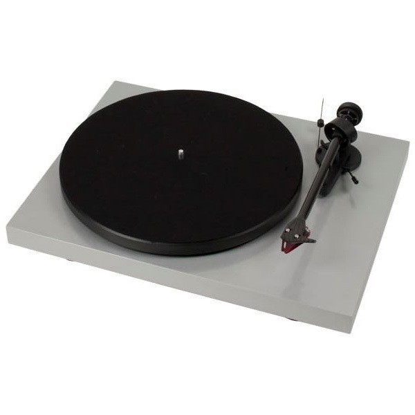 Виниловый проигрыватель Pro-Ject Debut Carbon DC Phono USB (OM 10) - Light Grey - 