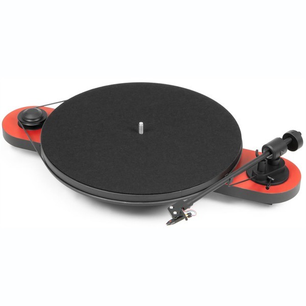Виниловый проигрыватель Pro-Ject Elemental Red/Black OM5e - 