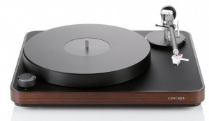 Виниловый проигрыватель Clearaudio Concept Black with dark wood