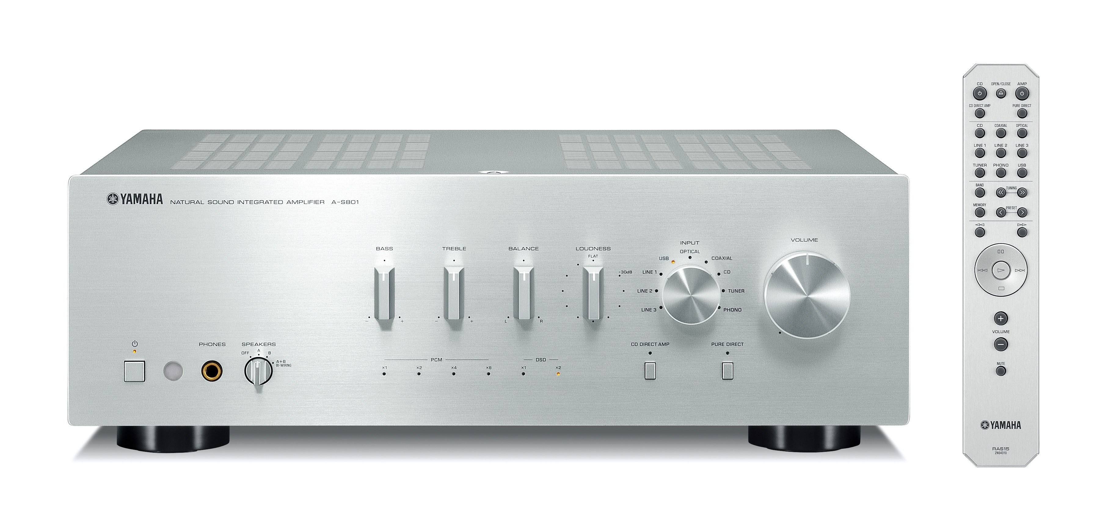 Интегральный усилитель Yamaha A-S801 Silver - 
