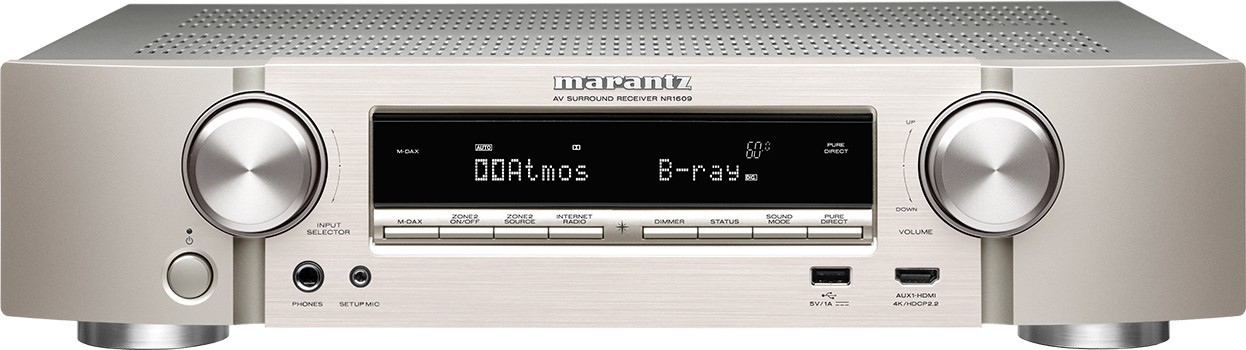 AV ресивер Marantz NR1609 Silver - 